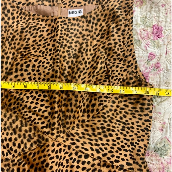 Moschino Leopard Print Dress, Size 12 - Picture 4 of 8